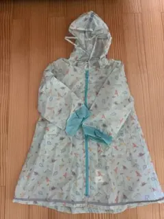 恐竜柄キッズレインコート収納バッグ付き