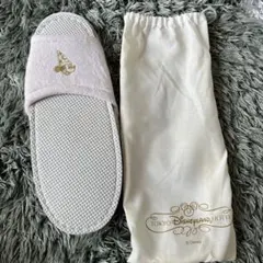 東京ディズニーランドホテル ミッキースリッパ 収納袋付き　アメニティー