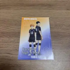 ハイキュー‼︎プラザ ポストカード　日向　影山
