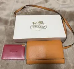 COACH ショルダーバッグ ウォレット カード入れ カード型ミラー　斜めがけのサムネイル