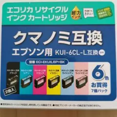 エコインク クマノミ互換 　 黒色 KUI-6CL-Lのサムネイル