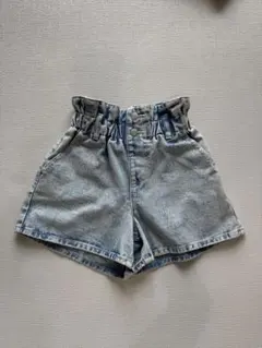 美品　ライトブルー ハーフパンツ 130サイズ