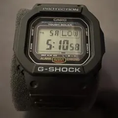 CASIO G-SHOCK G-5600UE-1DR ソーラー　ブラック　稼働品のサムネイル