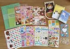 平成レトロステーショナリーまとめ売り（レターセット・メモ帳等）