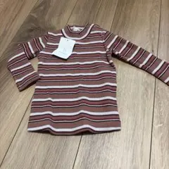 新品　ブランシェス　タグ付き　ボーダー　ロングTシャツ