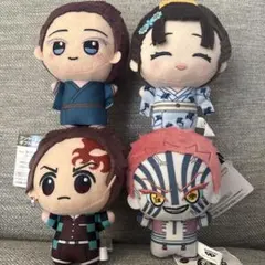 鬼滅の刃 ちびぐるみvol.7 狛治＆恋雪＆猗窩座＆炭治郎　4種類セット