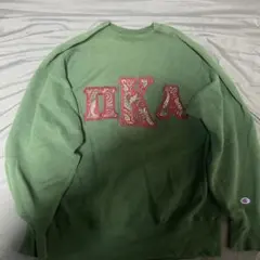 Champion REVERSEWEAVE ペイズリー　90’s グリーン　古着