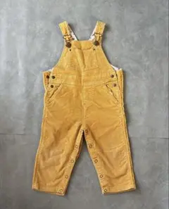 値下プチバトー コーデュロイオーバーオール74サイズ