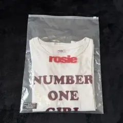 ROSE NUMBER ONE GIRL Tシャツ White rosie