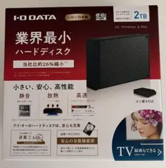 【新品】I-O DATA HDCZ-UT2KC 2TB 外付HDD TV録画対応