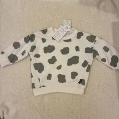 牛柄トレーナー 80cm 新品未使用