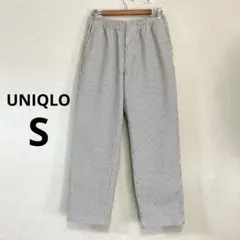 【美品】ユニクロ　ストレッチイージーアンクルパンツ/ストライプ　466661