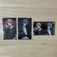 ぎゃうるふ　ランダムフォト風カード　赤城ウェン　小柳ロウ　3枚