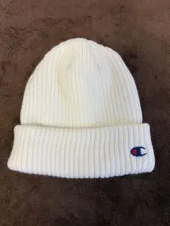 【champion】【チャンピオン】ニット帽/ホワイト/57〜59cm