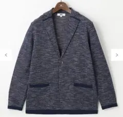 23SS✨　未使用　スラブギマボーダーニットカーディガン　ウォッシャブル　軽量