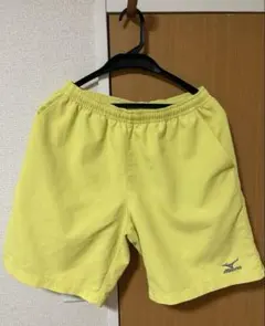 MIZUNO バドミントン ゲームパンツ L イエロー