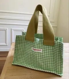 SALE》ランチバック ハンドバック 鞄 グリーン 黄緑 レディース 可愛い