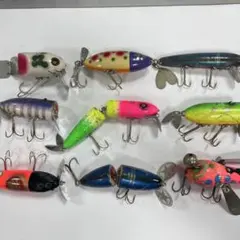 中古品 STOCK LURES トップウォーター ルアー 9個セット➂ - メルカリ