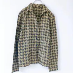 美品】レリアン9サイズ（М）日本製柄物長袖シャツブラウス - メルカリ