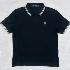 大人気色ブラックFred Perry ポロシャツ - メルカリ