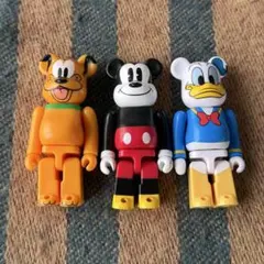 ベアブリック ミッキーフレンズ ミッキー　ドナルド プルート