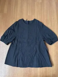 UNIFLO リネンレーヨン フォルムブラウス