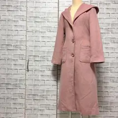 Lily Brownリリーブラウン ピンク ロングコート フード付きのサムネイル
