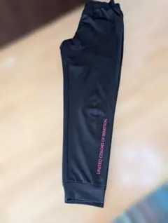 UNITED COLORS OF BENETTON ブラックジャージパンツ L