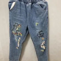 デニム 刺繍 レディース