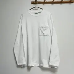 Columbia コロンビア　長袖カットソーMENS 白【M】