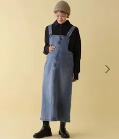 LEPSIM マタニティ デニムジャンスカ