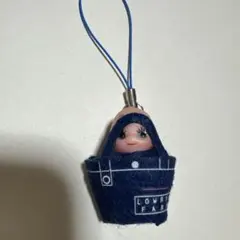 【未使用品】LOWRYS FARM キューピー ストラップ ネイビー
