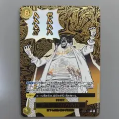 ワンピースカード ゼハハハハハ!!! 黒ひげ 箔押し Rパラレル 決戦の刻