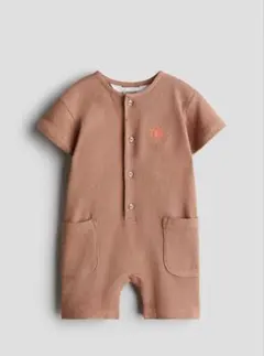 H&M コットンロンパース 100