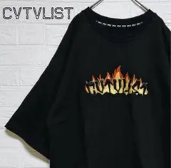 CVTVLISTカタリスト フレイムロゴ 刺繍 肉厚 オーバーサイズ　Tシャツのサムネイル