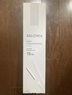 SALONIA ヘアストレートナー 15mm ホワイト