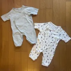 petit main プティマイン 7分袖 2WAYオール