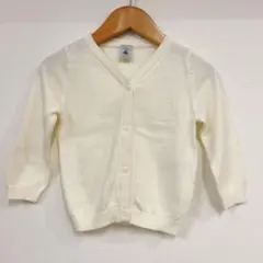 美品 PETIT BATEAU 長袖 カーディガン 24m/86㎝