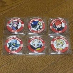 CrazyRaccoon CRKR 缶バッジ6点