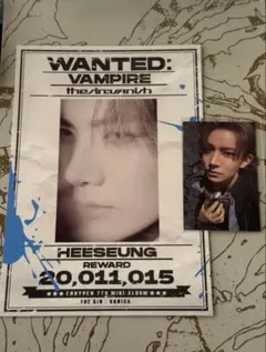 ENHYPEN VANISH ポップアップ 購入トレカ ヒスン