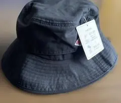 ブラック　バケットハット　襟足ガード付き　2WAY