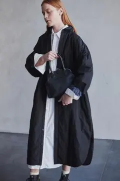 リバーシブル ロングコート