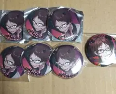 バカラ 缶バッジ もるでお 7個セット