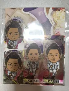 武知海青　千社札セット