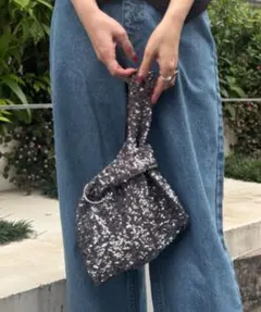 土日限定値下げ☆チャオパニックティピー スパンコール ハンドバッグ