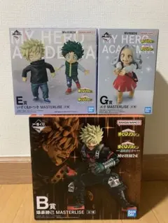 僕のヒーローアカデミア一番くじ更に向こうへ爆豪勝己　いずく&かつき　エリ