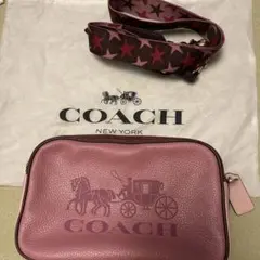COACH コーチ レキシー 恐竜 レザー ショルダーバッグ クロスボディ 美