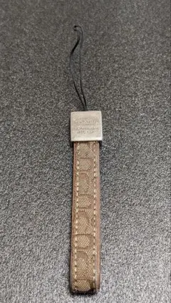 COACH シグネチャー ストラップ キーホルダー