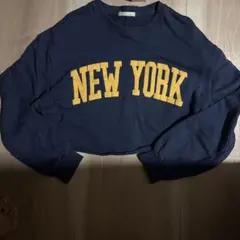 ショート丈トップス トレーナー M