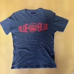 BLUE BLUE 半袖Tシャツ クラウンロゴ ネイビー Mのサムネイル